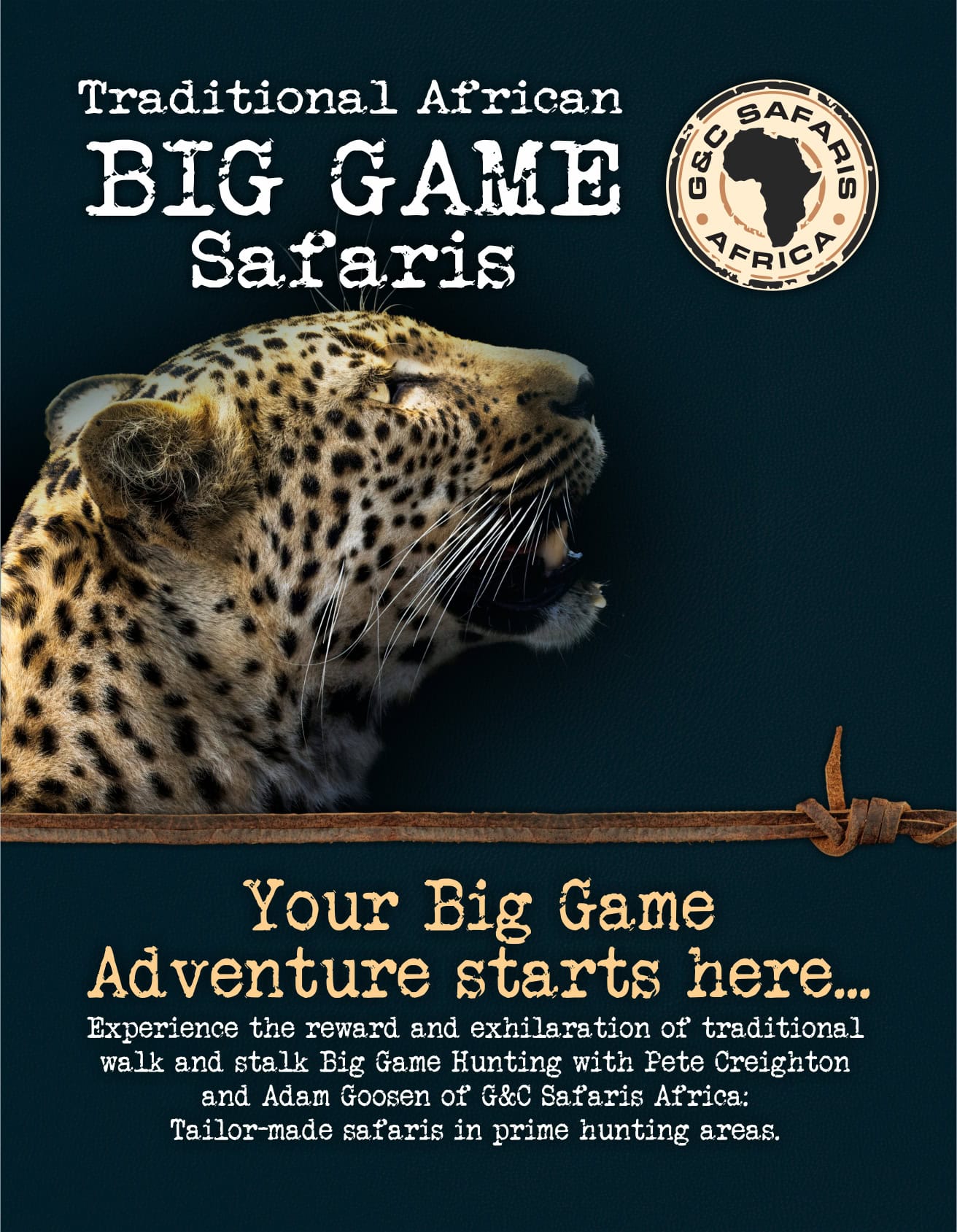 G&C SAFARIS BROCHURE COVER 2026